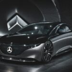 black Mercedes-Benz concept car